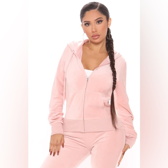 The original trendsetter blessed velour set - mauve - Picture 3 of 5